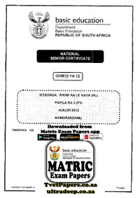 NSC 2012 Xitsonga HL P3 Nov 2012 Memo.pdf